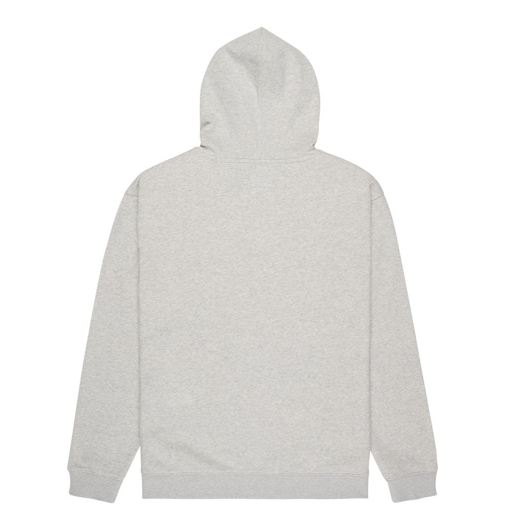 The Reebok Lanai Ph is a plain light gray hooded sweatshirt with long sleeves, shown from the back against a white background. It features a minimalist design with no visible logos, designs, or pockets.